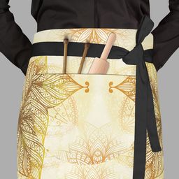 ArtzFolio Printed Aprons With 1 Patch Pockets image 2