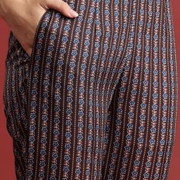 Anouk Printed Regular Gotta Patti Kurta with Trousers & With Dupatta image 5