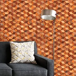 ArtzFolio Printed UV-Resistant Anti-Bacterial Hexagon Various Pattern Peel & Stick Wallpaper-image-22