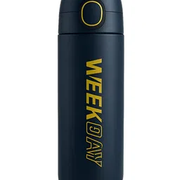 iSWEVEN Blue Single Stainless Steel Leak & Rust Proof Double Wall Vacuum Water Bottle-image-91