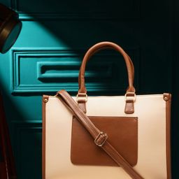 ALL ABOUT HER Women PU Structured Tote Bag-image-62