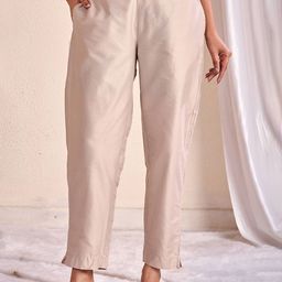 Yavie Women Regular Fit Easy Wash Trousers-image-54