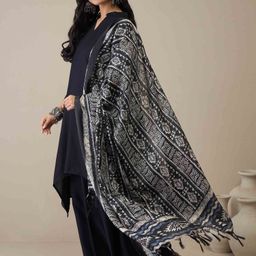 InWeave Women Regular Kurta with Palazzos & With Dupatta image 3