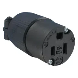 QUALTEK ELECTRONICS MAINS PLUG, NEMA 5-15R, 15A, 125VAC, BLK, Q-712-picture-32