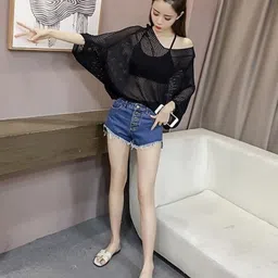 KPOP Women V-Neck Pure Cotton Top-picture-39