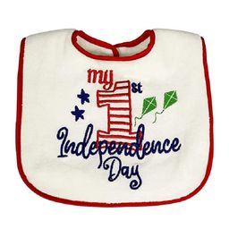 Butterthief Pure Terry Cotton Unisex Baby Feeding Reversible Bibs - Red-image-90