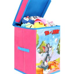 Prettykrafts Tom & Jerry Storage box BIg Blue , Toy Organiser , Clothes Box , Baby Medicine & Cosmetics storage , Foldable Storage box , Cover-image-48