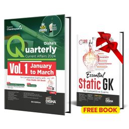 Quarterly Current Affairs 2024 Vol. 1 (January to March) for Competitive Exams with Free Static GK Book 8th 4 color Edition | General Knowledge with PYQs | UPSC, State PSC, CUET, SSC, Bank PO Disha Experts-27