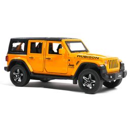Friction Powered 1:32 Scale Pull & Go Jeep Toy - Yellow-26