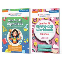 Oswaal One For All Olympiad Class 8 Previous Years Solved Papers + Workbook Science (Set of 2 Books) For 2025 Exam - English-15