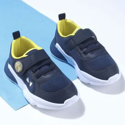 Cute Walk by Babyhug Sneaker with Velcro Closure & Dino Applique - Navy Blue-image-35