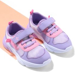 Cute Walk by Babyhug Velcro Closure Sneaker Shoes With Heart Applique & Lace Detailing - Purple-image-42