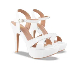 Stylestry Women Peep Toe Stiletto Heel Sandals-19