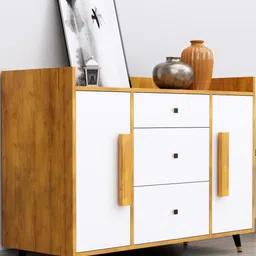 HEXA RED White Multipurpose Storage Cabinet-22