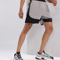 HRX by Hrithik Roshan Men Colourblocked Rapid-Dry Running Shorts-picture-17