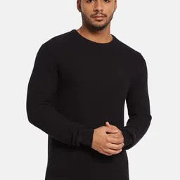 METTLE Men Solid Pullover Cotton Sweater-image-69