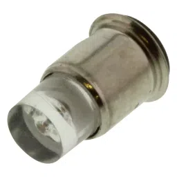 DIALIGHT LED BULB, MIDGET FLANGE, RED, T-1 3/4, 586-1101-105F.-10