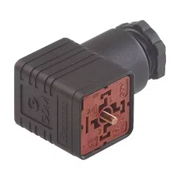 HIRSCHMANN RECTANGULAR CONN, RCPT, 3+PE, SCREW, GDM 3014 J BLACK-47