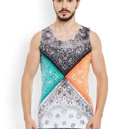 Wear Your Mind Men Multicoloured Printed Round Neck Regular Fit T-shirt-image-89