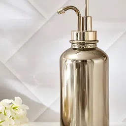 Home Centre Gold-Toned Solid Metal Soap Dispenser-image-39