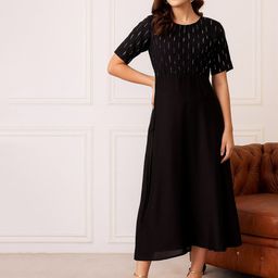 all about you Embellished Fit & Flare Maxi Dress-image-67