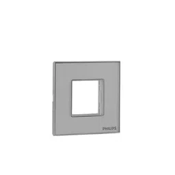 Philips 2 Module Grid and Cover Mirror Glaze Grey, 913713947601-26