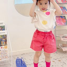 LULU & SKY Geometric Print Flutter Sleeve Top image 3