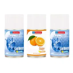 AirDscent 250 ml Each Cool Breeze & Orange Spray Air Freshener Refill (Pack of 3)-48