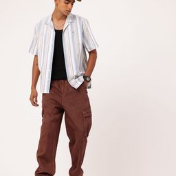 wrogn Kook N Keech Vacation Vibe Striped Resort Fit Shirt-picture-27
