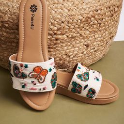 Pairs4U Woven Design Wedge Sandals-22
