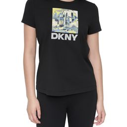 DKNY Women Printed Applique T-shirt-image-22