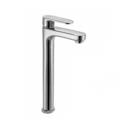 PLUMBER CROSS High Neck Single Lever Basin Mixer with 235 mm Extended Body, 450 mm Long Flexible Connector, COS-3145-24
