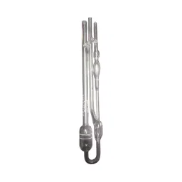 BALAJI INDIA Ubbelohde Viscometer for Transparent Liquids with Calibration Certificate, SIZE - 4B-4
