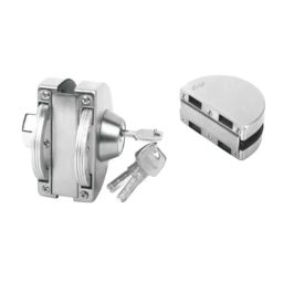 Core Stainless Steel Glass To Glass Door Lock Without Cutout CWCL-3-27