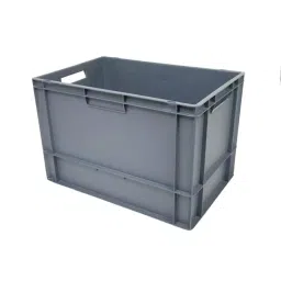 RS PRO 76L Grey PP Large Euro Containers, 400mm x 400mm x 600mm Model No 1631907-image-52