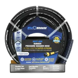 Blushield Pressure Washer Hose Rubber 10 mmx15 m with Fittings-picture-2
