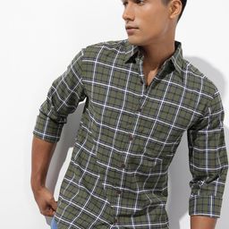 R.Code by The Roadster Life Co. Tartan Checks Shirt-picture-44
