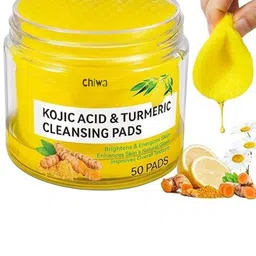 CHIWA Set Of 50 Kojic Acid & Turmeric Brightening Cleansing Pads-picture-25