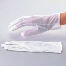 AS ONE Clean Gloves with PU Nails LL Size 28G, 30D Nylon Half Tricot & PU 38 (Pack of 10 Pair)-picture-23