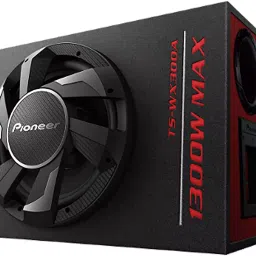 Pioneer RCA 1300 W Max Wired Subwoofer (Black), TS-WX300A-42