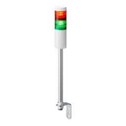 Patlite Signal Tower Light without Buzzer/Flashing, 50 mm 24 V DC Red, Green, LR5-202LJNW-RG-43