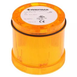 Werma Beacon Unit 644 Series Yellow Steady Effect 24 V DC LED Bulb AC IP65, 644.300.75-picture-41