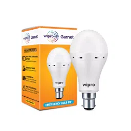Wipro White Garnet Emergency Light Bulb 9W NE9001-31