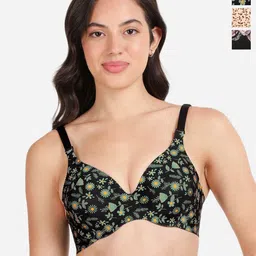 shyaway Floral Bra Medium Coverage Underwired Lightly Padded-49