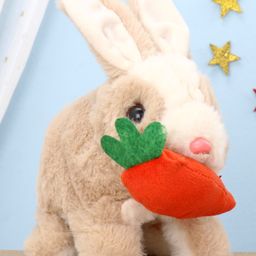 Aarohi Toys Musical Poochie Rabbit - Height 17.5 cm (Color May Vary)-picture-17