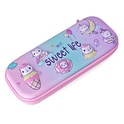 3D EVA Pencil Pouch Sweet Life - Pink-10