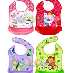 Fantasy India Bib Pack Of 4 - Multicolour-image-99