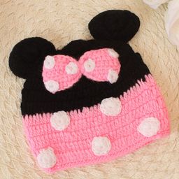 Woonie Handmade Cartoon Cap - Pink-picture-0
