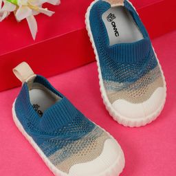 ONYC Mesh Detailed & Colour Blocked Shoes - Teal Blue-image-86