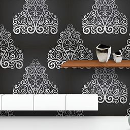ArtzFolio Printed UV-Resistant Anti-Bacterial Damask PatternPeel & Stick Wallpaper-image-11